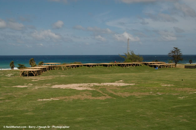 The Aqueduct Venue Under Construction - Thursday, January 18th - 10th Anniversary - Air Jamaica Jazz & Blues Festival 2007 - The Art of Music - Tuesday, January 23 - Saturday, January 27, 2007, The Aqueduct on Rose Hall, Montego Bay, Jamaica - Negril Travel Guide, Negril Jamaica WI - http://www.negriltravelguide.com - info@negriltravelguide.com...!