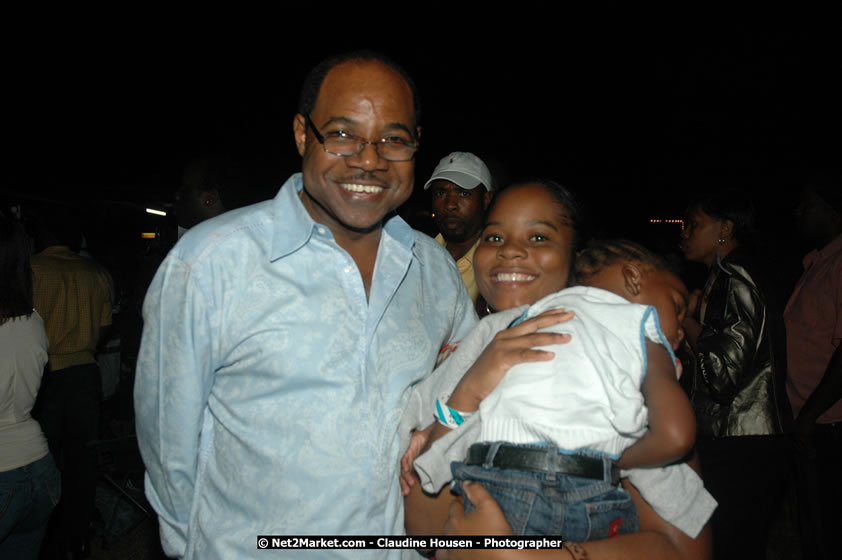 Minister of Tourism, Hon. Edmund Bartlett, and Director of Tourism, Basil Smith at the Air Jamaica Jazz and Blues Festival 2008 The Art of Music - Saturday, January 26, 2008 - Air Jamaica Jazz & Blues 2008 The Art of Music venue at the Aqaueduct on Rose Hall Resort & Counrty Club, Montego Bay, St. James, Jamaica W.I. - Thursday, January 24 - Saturday, January 26, 2008 - Photographs by Net2Market.com - Claudine Housen & Barry J. Hough Sr, Photographers - Negril Travel Guide, Negril Jamaica WI - http://www.negriltravelguide.com - info@negriltravelguide.com...!