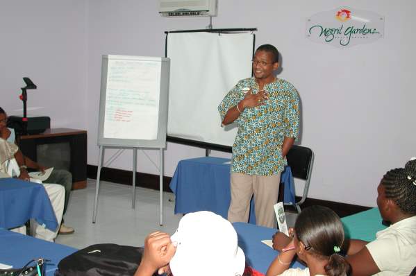 Wayne Cummings - JHTA - Negril Gardens Beach Resort - Negril Chamber of Commerce Community Guide Training Programme Photos - Negril Travel Guide, Negril Jamaica WI - http://www.negriltravelguide.com - info@negriltravelguide.com...!