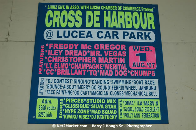 Cross De Harbour @ Lucea Car Park presented by Linkz Entertainment in association with Lucea Chamber of Commerce - Featuring Freddy Mc Gregor, Iley Dread, Mr. Vegas, Lt. Elmo, Champagne, Merital, CC, Brillant, TQ, Mad Dog, Chumps - Lucea, Hanover, Jamaica - Negril Travel Guide.com, Negril Jamaica WI - http://www.negriltravelguide.com - info@negriltravelguide.com...!