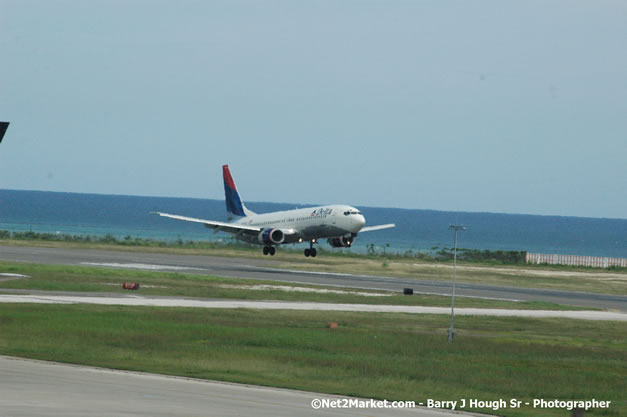 Delta Air Lines Inaugural Flight From New York's JFK Airport to Sangster International Airport, Montego Bay, Jamaica - June 9, 2007 - Sangster International Airport - Montego Bay, St James, Jamaica W.I. - MBJ Limited - Transforming Sangster International Airport into a world class facility - Photographs by Net2Market.com - Negril Travel Guide, Negril Jamaica WI - http://www.negriltravelguide.com - info@negriltravelguide.com...!