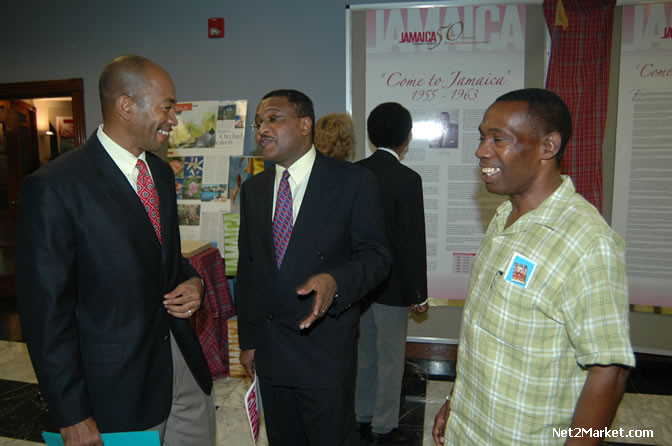 Jamaica Tourist Board 50 Years - 1955 - 2005 "...sharing the Jamaican experience" - 50th Anniversary Exhibition Launch Photos - Montego Bay Civic Center, Sam Sharpe Square, Montego Bay - Thursday, December 15, 2005  - Negril Travel Guide, Negril Jamaica WI - http://www.negriltravelguide.com - info@negriltravelguide.com...!