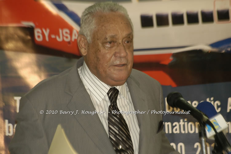 Jamaica Air Shuttle Launch @ MBJ Airports Limited, Wednesday, January 20, 2010, Sangster International Airport, Montego Bay, St. James, Jamaica W.I. - Photographs by Net2Market.com - Barry J. Hough Sr, Photographer/Photojournalist - The Negril Travel Guide - Negril's and Jamaica's Number One Concert Photography Web Site with over 40,000 Jamaican Concert photographs Published -  Negril Travel Guide, Negril Jamaica WI - http://www.negriltravelguide.com - info@negriltravelguide.com...!