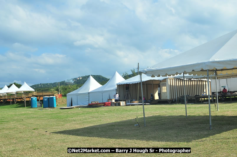 Preparations at the Venue - Jamaica Jazz and Blues Festival 2009, Thursday, January 15, 2009 - Venue at the Aqueduct on Rose Hall Resort &amp; Country Club, Montego Bay, Jamaica - Thursday, January 22 - Saturday, January 24, 2009 - Photographs by Net2Market.com - Barry J. Hough Sr, Photographer/Photojournalist - Negril Travel Guide, Negril Jamaica WI - http://www.negriltravelguide.com - info@negriltravelguide.com...!