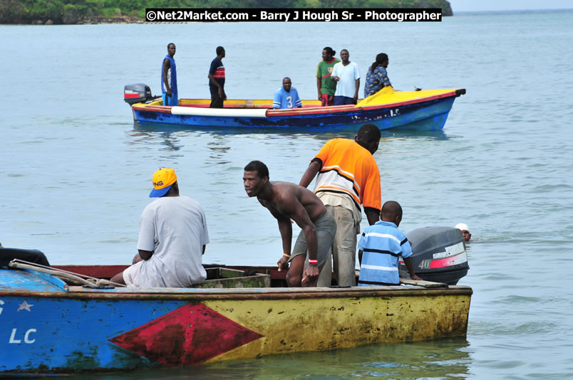 Lucea Cross the Harbour @ Lucea Car Park - All Day Event - Cross the Harbour Swim, Boat Rides, and Entertainment for the Family - Concert Featuring: Bushman, George Nooksl, Little Hero, Bushi One String, Dog Rice and many local Artists - Friday, August 1, 2008 - Lucea, Hanover Jamaica - Photographs by Net2Market.com - Barry J. Hough Sr. Photojournalist/Photograper - Photographs taken with a Nikon D300 - Negril Travel Guide, Negril Jamaica WI - http://www.negriltravelguide.com - info@negriltravelguide.com...!