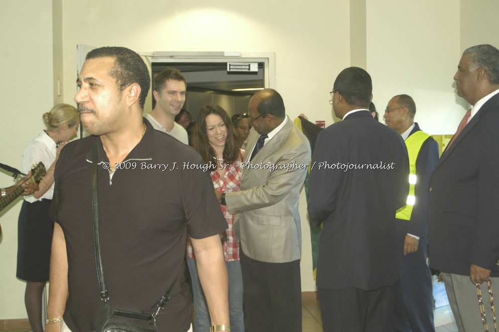  British Airways Inaugurates New Scheduled Service from London Gatwick Airport to Sangster International Airport, Montego Bay, Jamaica, Thursday, October 29, 2009 - Photographs by Barry J. Hough Sr. Photojournalist/Photograper - Photographs taken with a Nikon D70, D100, or D300 - Negril Travel Guide, Negril Jamaica WI - http://www.negriltravelguide.com - info@negriltravelguide.com...!