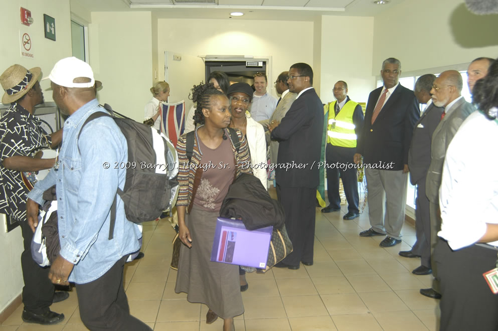  British Airways Inaugurates New Scheduled Service from London Gatwick Airport to Sangster International Airport, Montego Bay, Jamaica, Thursday, October 29, 2009 - Photographs by Barry J. Hough Sr. Photojournalist/Photograper - Photographs taken with a Nikon D70, D100, or D300 - Negril Travel Guide, Negril Jamaica WI - http://www.negriltravelguide.com - info@negriltravelguide.com...!