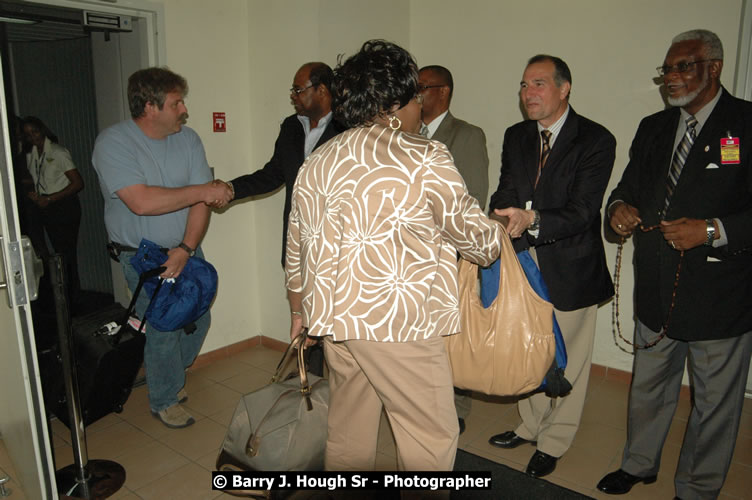 JetBue Airways' Inaugural Air Service between Sangster International Airport, Montego Bay and John F. Kennedy Airport, New York at MBJ Airports Sangster International Airport, Montego Bay, St. James, Jamaica - Thursday, May 21, 2009 - Photographs by Net2Market.com - Barry J. Hough Sr, Photographer/Photojournalist - Negril Travel Guide, Negril Jamaica WI - http://www.negriltravelguide.com - info@negriltravelguide.com...!