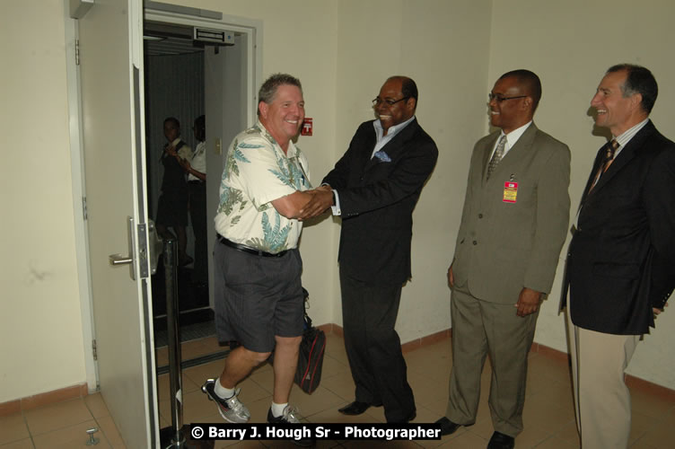 JetBue Airways' Inaugural Air Service between Sangster International Airport, Montego Bay and John F. Kennedy Airport, New York at MBJ Airports Sangster International Airport, Montego Bay, St. James, Jamaica - Thursday, May 21, 2009 - Photographs by Net2Market.com - Barry J. Hough Sr, Photographer/Photojournalist - Negril Travel Guide, Negril Jamaica WI - http://www.negriltravelguide.com - info@negriltravelguide.com...!