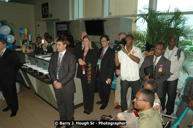 JetBue Airways' Inaugural Air Service between Sangster International Airport, Montego Bay and John F. Kennedy Airport, New York at MBJ Airports Sangster International Airport, Montego Bay, St. James, Jamaica - Thursday, May 21, 2009 - Photographs by Net2Market.com - Barry J. Hough Sr, Photographer/Photojournalist - Negril Travel Guide, Negril Jamaica WI - http://www.negriltravelguide.com - info@negriltravelguide.com...!