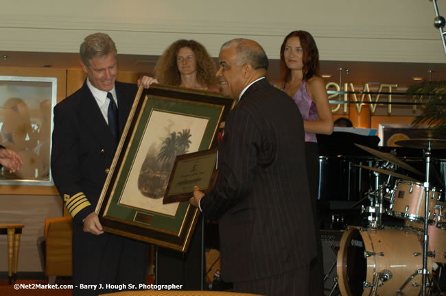 MS Freedom Of The Seas [Royal Caribbean International's - Newest Vessel] Plaques &amp; Keys Ceremony in order to commemorate its first arrival at the Port Montego Bay Photos - Negril Travel Guide, Negril Jamaica WI - http://www.negriltravelguide.com - info@negriltravelguide.com...!