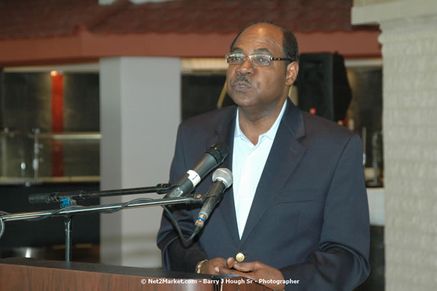 Minister of Toursim Luncheon - Minister of Tourism, Hon. Edmund Bartlett - Director of Tourism, Basil Smith - Saturday, December 15, 2007 - Rose Hall Resort and Country Club, Rose Hall, Montego Bay, Jamaica W.I. - Photographs by Net2Market.com - Barry J. Hough Sr, Photographer - Negril Travel Guide, Negril Jamaica WI - http://www.negriltravelguide.com - info@negriltravelguide.com...!