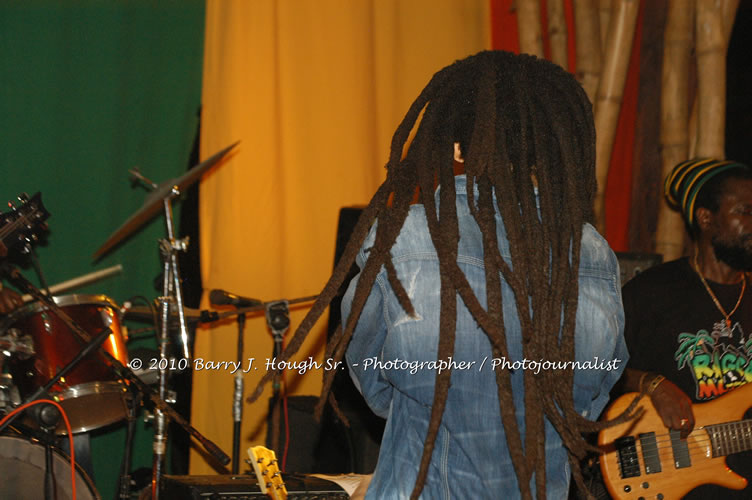 Julian Marley - Grammy Nominee & Son of the Legend Bob Marley - Live in Concert - Also featuring Ras Noble, Power Drill, Iron Head, & Robin Banks - Backing Band Roots Warrior, plus DJ Gemini @ One Love Reggae Concerts Series 09/10 @ Negril Escape Resort & Spa, February 2, 2010, One Love Drive, West End, Negril, Westmoreland, Jamaica W.I. - Photographs by Net2Market.com - Barry J. Hough Sr, Photographer/Photojournalist - The Negril Travel Guide - Negril's and Jamaica's Number One Concert Photography Web Site with over 40,000 Jamaican Concert photographs Published -  Negril Travel Guide, Negril Jamaica WI - http://www.negriltravelguide.com - info@negriltravelguide.com...!