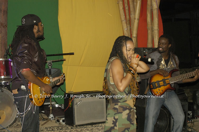 Queen Ifrica - Live In Concert - One Love Reggae Concert Series 09/10 @ Negril Escape Resort and Spa, January 5, 2010, One Love Drive, West End, Negril, Westmoreland, Jamaica W.I. - Photographs by Net2Market.com - Barry J. Hough Sr, Photographer/Photojournalist - Negril Travel Guide, Negril Jamaica WI - http://www.negriltravelguide.com - info@negriltravelguide.com...!