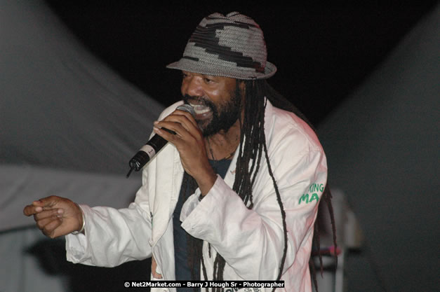 Tony Rebel at Tru-Juice Rebel Salute 2008 - The 15th staging of Tru-Juice Rebel Salute, Saturday, January 12, 2008, Port Kaiser Sports Club, St. Elizabeth, Jamaica W.I. - Photographs by Net2Market.com - Barry J. Hough Sr, Photographer - Negril Travel Guide, Negril Jamaica WI - http://www.negriltravelguide.com - info@negriltravelguide.com...!