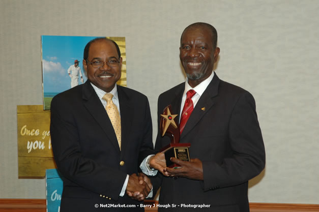 Red Cap Porters Awards - Minister of Tourism, Hon. Edmund Bartlett - Director of Tourism, Basil Smith - Friday, December 14, 2007 - Holiday Inn Sunspree, Montego Bay, Jamaica W.I. - Photographs by Net2Market.com - Barry J. Hough Sr, Photographer - Negril Travel Guide, Negril Jamaica WI - http://www.negriltravelguide.com - info@negriltravelguide.com...!