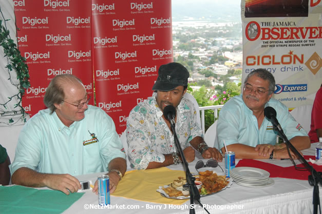 LL Cool J - Shaggy - Press Conference @ Richmond Hill Inn, Montego Bay - Red Stripe Reggae Sumfest at Catherine Hall, Montego Bay, St James, Jamaica W.I. - Negril Travel Guide.com, Negril Jamaica WI - http://www.negriltravelguide.com - info@negriltravelguide.com...!