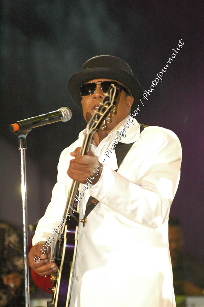 Tito Jackson @ Reggae Sumfest 2009 - International Night 2 - Tito Jackson, brother of the late King of Pop Michael Jackson performed live at Reggae Sumfest 2009. Reggae Sumfest 2009,Catherine Hall, Montego Bay, St. James, Jamaica W.I. - Saturday, July 25, 2009 - Reggae Sumfest 2009, July 19 - 25, 2009 - Photographs by Net2Market.com - Barry J. Hough Sr. Photojournalist/Photograper - Photographs taken with a Nikon D70, D100, or D300 - Negril Travel Guide, Negril Jamaica WI - http://www.negriltravelguide.com - info@negriltravelguide.com...!