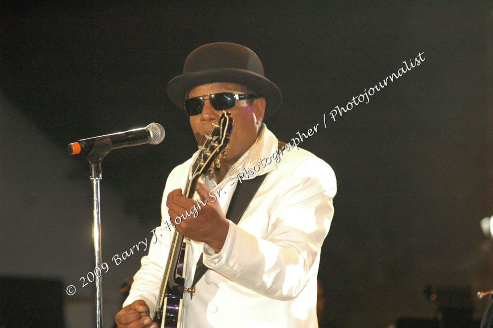 Tito Jackson @ Reggae Sumfest 2009 - International Night 2 - Tito Jackson, brother of the late King of Pop Michael Jackson performed live at Reggae Sumfest 2009. Reggae Sumfest 2009,Catherine Hall, Montego Bay, St. James, Jamaica W.I. - Saturday, July 25, 2009 - Reggae Sumfest 2009, July 19 - 25, 2009 - Photographs by Net2Market.com - Barry J. Hough Sr. Photojournalist/Photograper - Photographs taken with a Nikon D70, D100, or D300 - Negril Travel Guide, Negril Jamaica WI - http://www.negriltravelguide.com - info@negriltravelguide.com...!