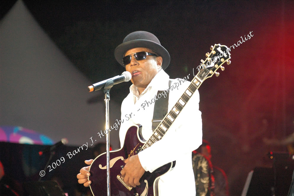 Tito Jackson @ Reggae Sumfest 2009 - International Night 2 - Tito Jackson, brother of the late King of Pop Michael Jackson performed live at Reggae Sumfest 2009. Reggae Sumfest 2009,Catherine Hall, Montego Bay, St. James, Jamaica W.I. - Saturday, July 25, 2009 - Reggae Sumfest 2009, July 19 - 25, 2009 - Photographs by Net2Market.com - Barry J. Hough Sr. Photojournalist/Photograper - Photographs taken with a Nikon D70, D100, or D300 - Negril Travel Guide, Negril Jamaica WI - http://www.negriltravelguide.com - info@negriltravelguide.com...!