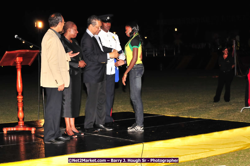 Jamaica's Athletes Celebration - Western Olympics Sports Gala & Trelawny Homecoming - Wednesday, October 8, 2008 - Photographs by Net2Market.com - Barry J. Hough Sr. Photojournalist/Photograper - Photographs taken with a Nikon D300 - Negril Travel Guide, Negril Jamaica WI - http://www.negriltravelguide.com - info@negriltravelguide.com...!