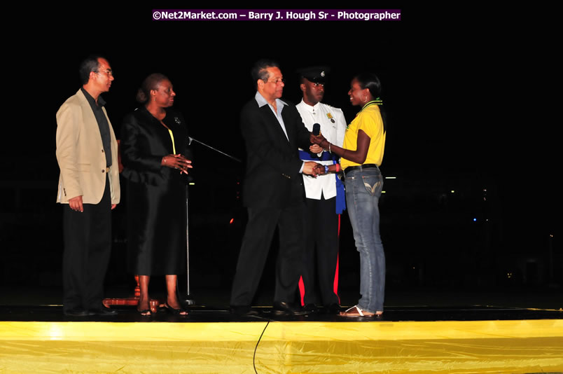 Jamaica's Athletes Celebration - Western Olympics Sports Gala & Trelawny Homecoming - Wednesday, October 8, 2008 - Photographs by Net2Market.com - Barry J. Hough Sr. Photojournalist/Photograper - Photographs taken with a Nikon D300 - Negril Travel Guide, Negril Jamaica WI - http://www.negriltravelguide.com - info@negriltravelguide.com...!