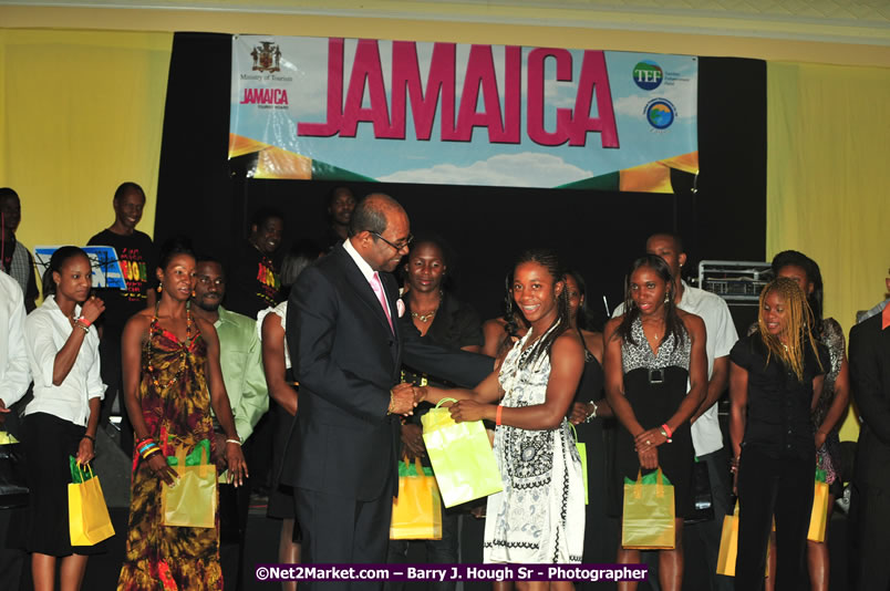 Jamaica's Olympic Athletes Reception at the Ritz Carlton - The City of Montego Bay Welcomes Our 2008 Olympians - Western Motorcade - Civic Ceremony - A Salute To Our Beijing Heros - Ritz Carlton Golf & Spa Resort, Montego Bay, Jamaica - Tuesday, October 7, 2008 - Photographs by Net2Market.com - Barry J. Hough Sr. Photojournalist/Photograper - Photographs taken with a Nikon D300 - Negril Travel Guide, Negril Jamaica WI - http://www.negriltravelguide.com - info@negriltravelguide.com...!